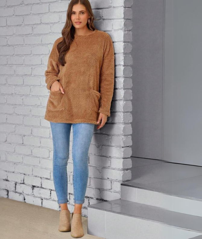 Gretchenal - Eleganter Langstrickpullover für Frauen